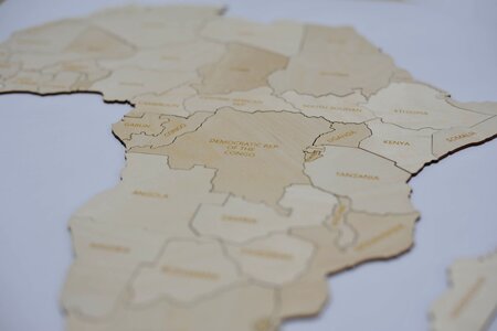 Geopuzzle - Staaten von Afrika